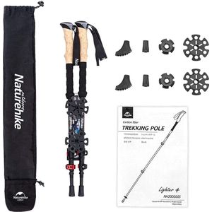 Nordic Walking Stokkenpremium - Walking stokken Lichtgewicht - Opvouwbare - Verstelbare Wandelstokken