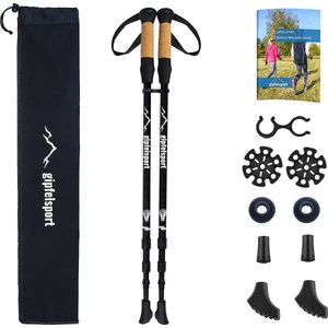 Nordic Walking Stokkenpremium - Walking stokken Lichtgewicht - Opvouwbare - Verstelbare Wandelstokken