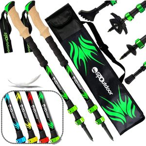 Nordic Walking Stokkenpremium - Walking stokken Lichtgewicht - Opvouwbare - Verstelbare Wandelstokken