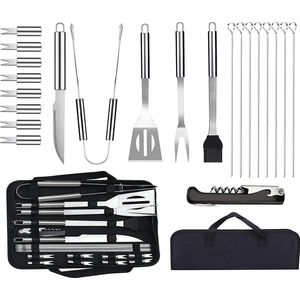 Grillset - Luxe BBQ Gereedschap Accessoires-set – duurzaam – RVS