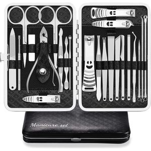 Luxe Manicure Set - Pedicure en Manicure set - Met etui - Vrouwen en Mannen Manicure Cadeauset
