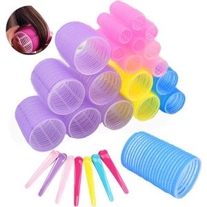 Krulspelden Set - Haarrollers - Heatless Curls - Kleefrollers
