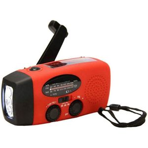 Noodradio – Solar Emergency Radio – Kamperen Outdoor Survival Radio – Powerbank – Zaklamp – Zonne Energie