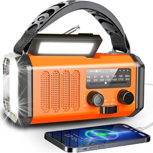 Noodradio – Solar Emergency Radio – Kamperen Outdoor Survival Radio – Powerbank – Zaklamp – Zonne Energie
