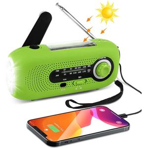 Noodradio – Solar Emergency Radio – Kamperen Outdoor Survival Radio – Powerbank – Zaklamp – Zonne Energie