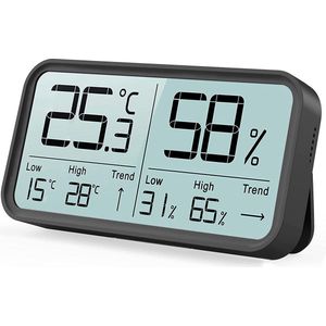 Kamerthermometer - Digitale Thermometer – Vochtigheidsmeter - Binnenthermometer