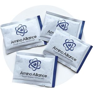Amino Alliance | Aminozuren in poedervorm | Veganistisch EAAS-poeder zonder suiker | Hoge dosis Aminozuren complex | Multi Amino EAA | Voor dagelijks gebruik | Inhoud voor één maand | Meer energie | Goed voor het zenuwstelsel en immuunsysteem | Vegan
