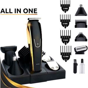 All in One Baardtrimmer Mannen - Bodygroomer Mannen - 8 in 1 - Neustrimmer