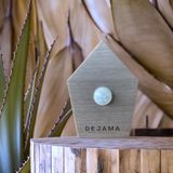 Dejama Singing Bird Box - Vogelhuisje met Geluid - Vogelgeluiden Huisje met Sensor - Vogelgeluiden Huis Voor op Toilet - Zwitscher