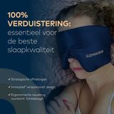 Slaapmasker - Zwart - 100% Puur Mulberry Zijde