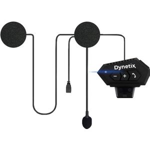 Dynetix® Motorhelm Headset | Communicatiesysteem | Bluetooth Intercom | Weerbestendig
