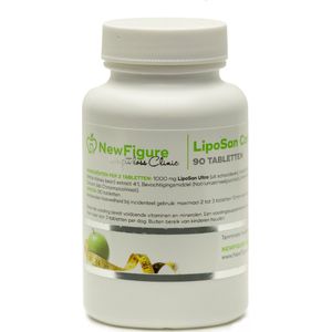 NewFigure Liposan Carb Ultra Plus 90 tabletten - Vetblokker en Koolhydraatblokker in 1 - Fatblocker & Carb blocker in one - Bescherming tijdens een lunch, diner, vakantie, feest en verjaardag!