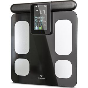 Sacoma - 8-Sensor Weegschaal - Digitaal - USB Oplaadbaar - Inclusief App