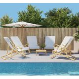 Strandtücher 6 Stk. Weiß 60x135 cm Stoff 400 gsm Vidaxl