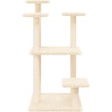 vidaXL Kratzbaum mit Liegeflächen Creme 98,5 cm
