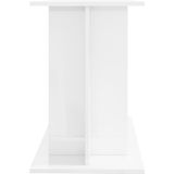 vidaXL Aquariumständer Hochglanz-Weiß 100x40x60 cm Holzwerkstoff