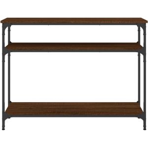Konsolentisch Braun Eichen-Optik 100x29x75 cm Holzwerkstoff Vidaxl