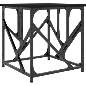 vidaXL - Salontafel - 45x45x47,5 - cm - bewerkt - hout - zwart