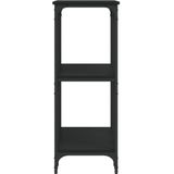 vidaXL Konsolentisch Schwarz 102x35x90 cm Holzwerkstoff
