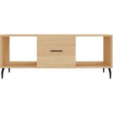vidaXL Couchtisch Sonoma-Eiche 102x50x40 cm Holzwerkstoff