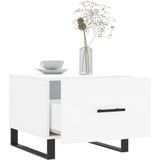 vidaXL Couchtisch Weiß 50x50x40 cm Holzwerkstoff