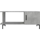 vidaXL Couchtisch Betongrau 90x50x40 cm Holzwerkstoff