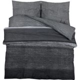 Dekbedovertrek - Donkergrijs - 100% Katoen