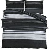 Dekbedovertrek - Zwart en Wit - 100% Katoen
