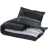 Dekbedovertrek - Zwart en Wit - 100% Katoen