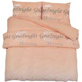 vidaXL Bettwäsche-Set Rosa 200x220 cm Baumwolle