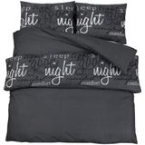 Dekbedovertrek - Zwart - 100% Katoen