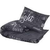 Dekbedovertrek - Zwart - 100% Katoen