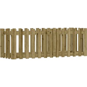 vidaXL Plantenbak verhoogd hekontwerp 150x50x50 cm geïmpregneerd hout