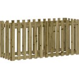 vidaXL Plantenbak verhoogd hekontwerp 150x50x70 cm geïmpregneerd hout