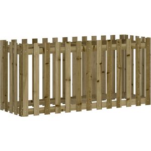 vidaXL Plantenbak verhoogd hekontwerp 150x50x70 cm geïmpregneerd hout