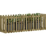 vidaXL Plantenbak verhoogd hekontwerp 200x50x70 cm geïmpregneerd hout