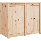 Outdoor-Küchenschrank Massivholz Kiefer Vidaxl