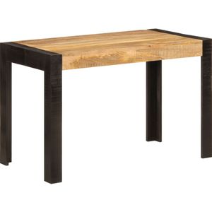 vidaXL - Eettafel - Massief Mangohout - 120x60x76 cm