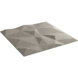 vidaXL Wandpaneele 48 Stk. Betongrau 50x50 cm XPS 12 m² Diamant