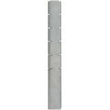 vidaXL-Schuttingpalen-20-st-160-cm gegalvaniseerd-staal-zilverkleurig
