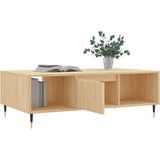 VidaXL Salontafel 104x60x35 cm - Bewerkt Hout - Sonoma Eikenkleurig