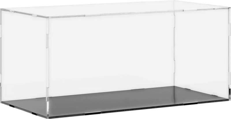 vidaXL - Vitrine - Transparant - Acryl - 24x12x11 cm