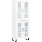 Vidaxl - Highboard Weiß 69,5x34x180 cm Holzwerkstoff