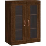 vidaXL Highboard Braun Eichen-Optik 69,5x34x180 cm Holzwerkstoff