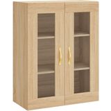 Vidaxl - Highboard Sonoma-Eiche 69,5x34x180 cm Holzwerkstoff