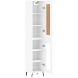 Highboard Weiß 34,5x34x180 cm Holzwerkstoff Vidaxl