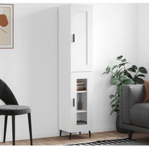 Highboard Weiß 34,5x34x180 cm Holzwerkstoff Vidaxl