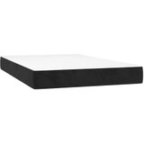 Vidaxl - Boxspringbett mit Matratze Schwarz 120x200 cm Samt
