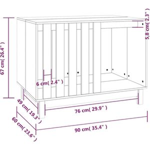 vidaXL-Hondenhok-90x60x67-cm-massief-grenenhout