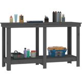 Massief Grenenhout - Werkbank - Grijs - Stevig en Ruim